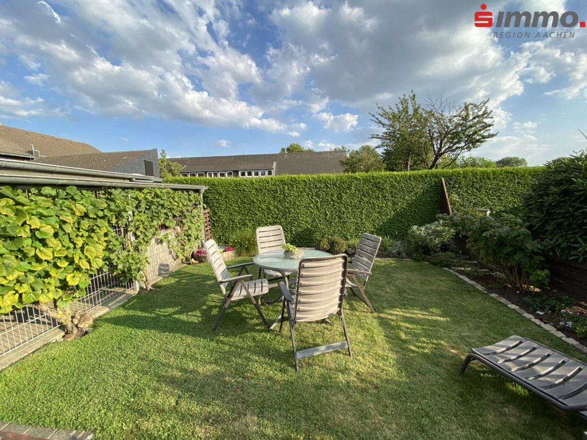 Immobilienangebot - Würselen - Wohnen - Gepflegte Dreizimmerwohnung mit separatem Garten 
in Euchen