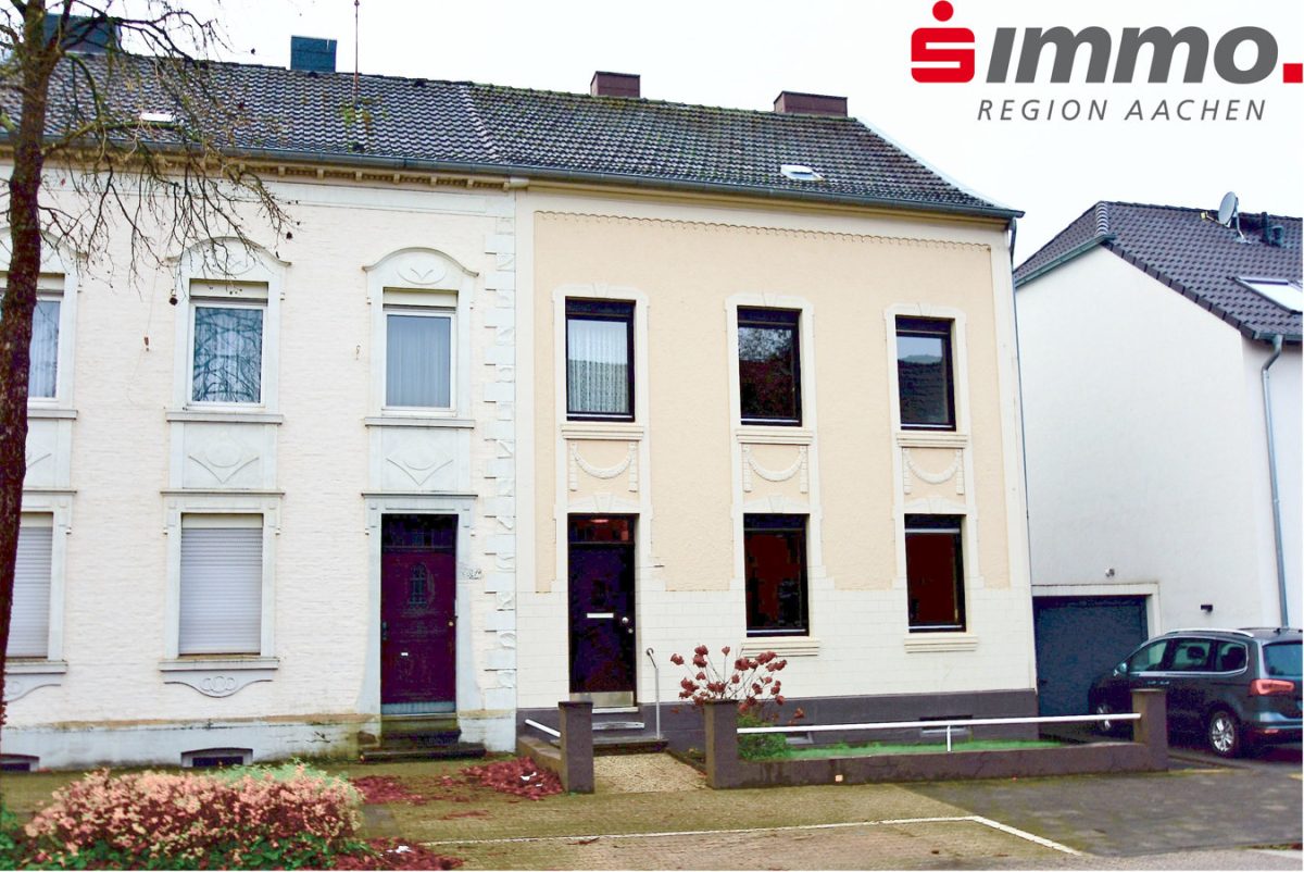 Immobilienangebot - Aachen - Wohnen - Solides 2-Familienhaus mit schönem Garten