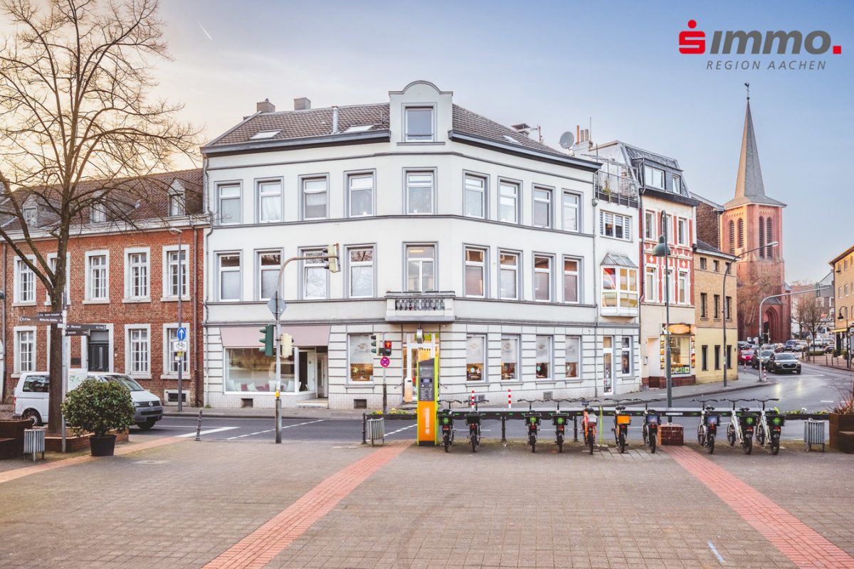 Immobilienangebot - Aachen - Renditehäuser - Renditestarkes Wohn- u. Geschäftshaus mit ansprechender Fassade in guter Lage