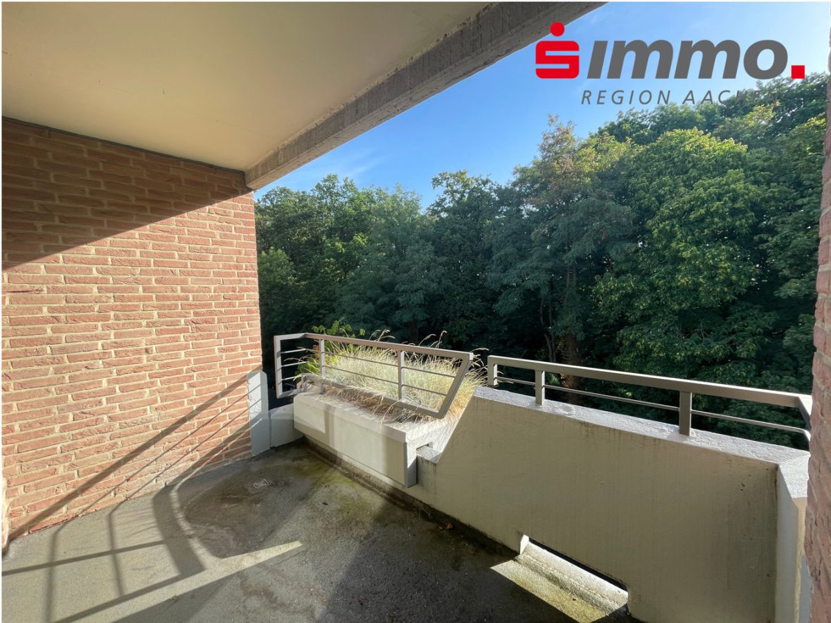 Immobilienangebot - Aachen - Wohnen - Bezugsfreie Zweizimmerwohnung mit Balkon und Tiefgaragenstellplatz