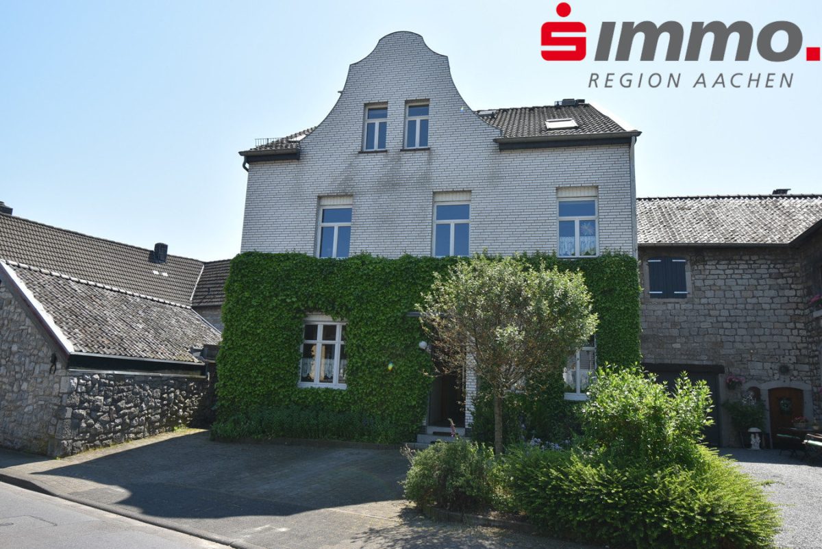 Immobilienangebot - Stolberg - Wohnen - Historisches Bruchsteinhaus ohne Denkmalschutz mit großem Garten im beliebten Ortskern von Breinig