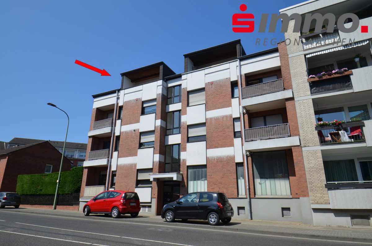 Immobilienangebot - Baesweiler - Wohnen - Bezugsfreie Eigentumswohnung mit Stellplatz im Stadtzentrum