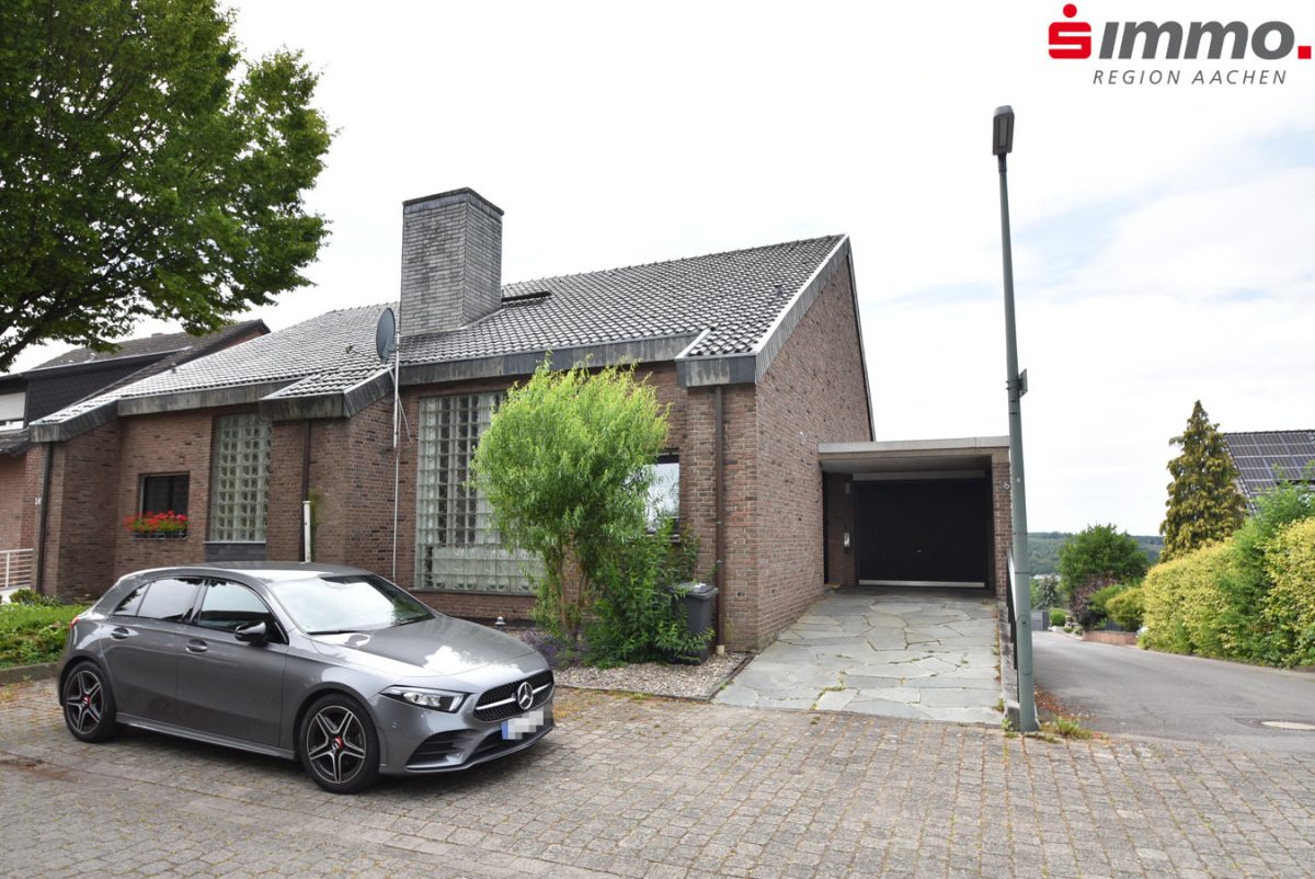 Immobilienangebot - Stolberg - Wohnen - Doppelhaushälfte mit Garage und toller Fernsicht