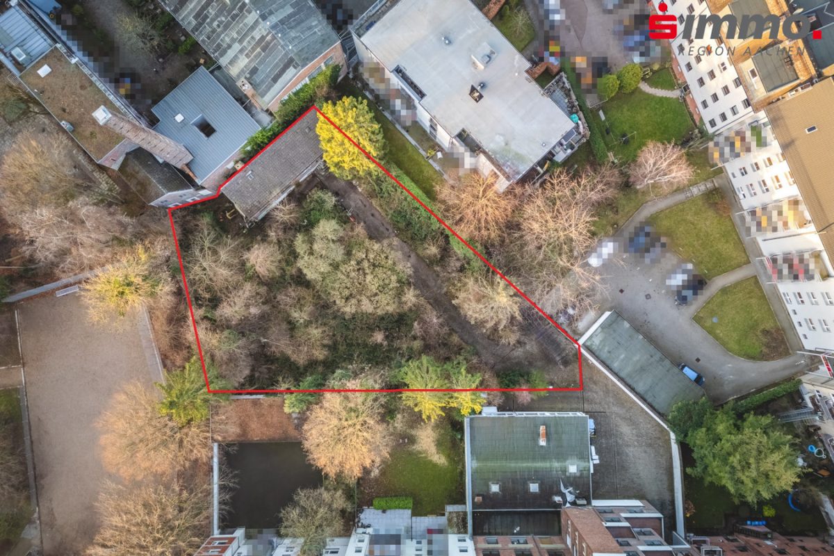 Immobilienangebot - Aachen - Grundstücke - Rarität! Parkähnliches Grundstück mit Abrissobjekt im Frankenberger Viertel nahe Schwedenpark