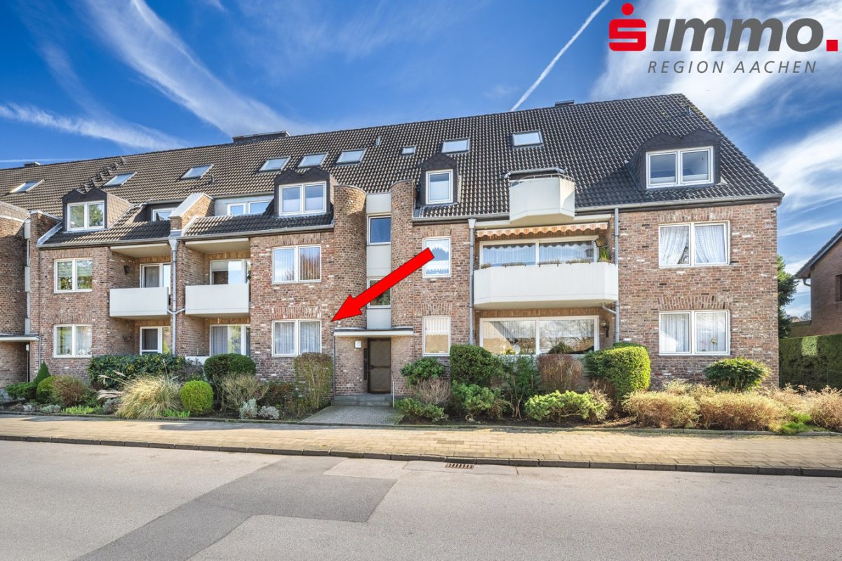 Immobilienangebot - Aachen - Wohnen - Seltene Gelegenheit! Sehr gepflegte Eigentumswohnung mit eigenem Garten und Tiefgaragenstellplatz