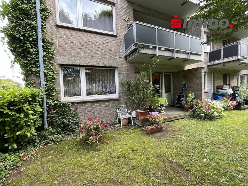 Immobilienangebot - Aachen - Wohnen - Bezugsfreie 4-Zimmerwohnung mit Garten und PKW-Stellplatz Nähe Carolus-Thermen