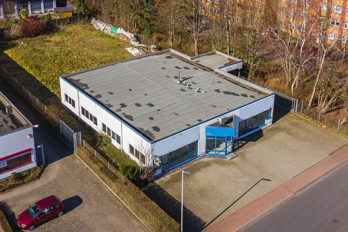 Immobilienangebot - Alsdorf - Rest/Spezial - Gewerbehalle mit großem entwicklungsfähigem Hinterland