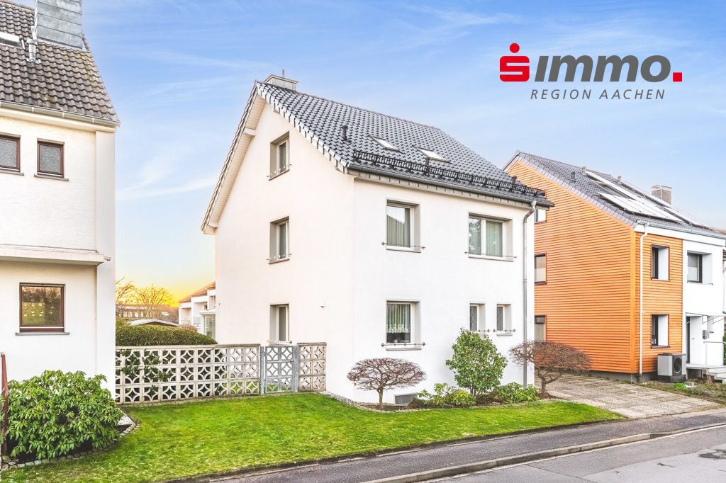 Immobilienangebot - Aachen - Wohnen - Freistehendes Einfamilienhaus mit Süd-West Garten in Erbpacht