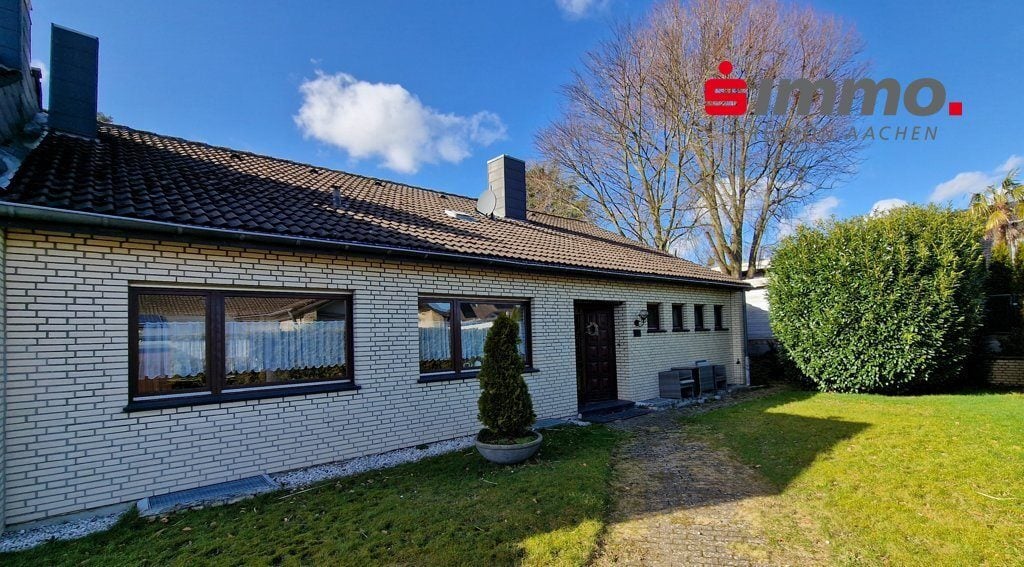 Immobilienangebot - Würselen - Wohnen - Einseitig angebauter Bungalow mit großem Garten in Top-Lage von Broichweiden