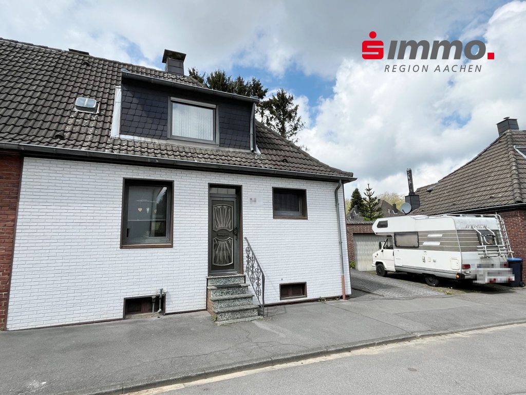 Immobilienangebot - Herzogenrath - Wohnen - Bezugsfreies Einfamilienhaus mit Garage in ruhiger Seitenstraße
