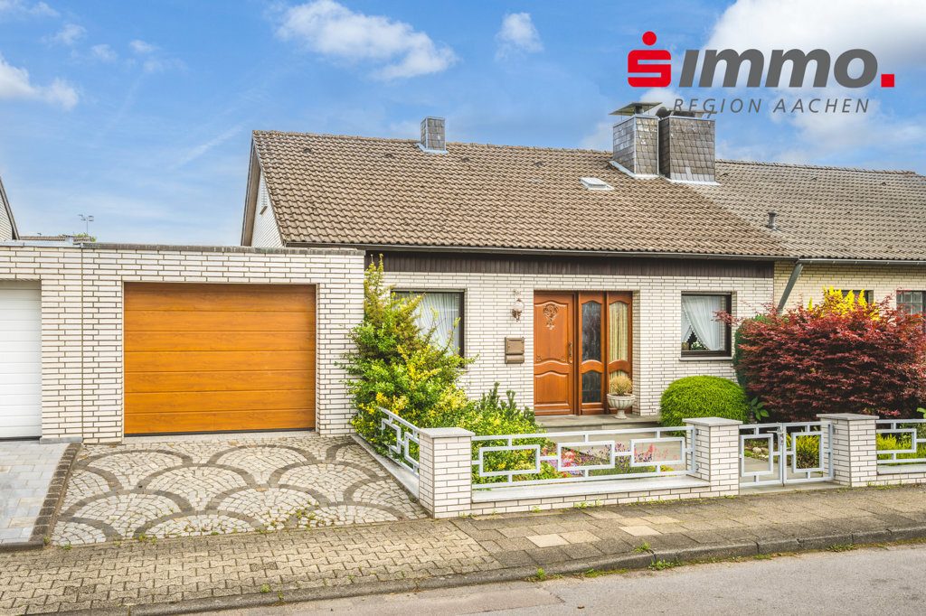 Immobilienangebot - Aachen - Wohnen - Attraktives Einfamilienhaus im Bungalowstil
mit Garage und sonnigem Grundstück
