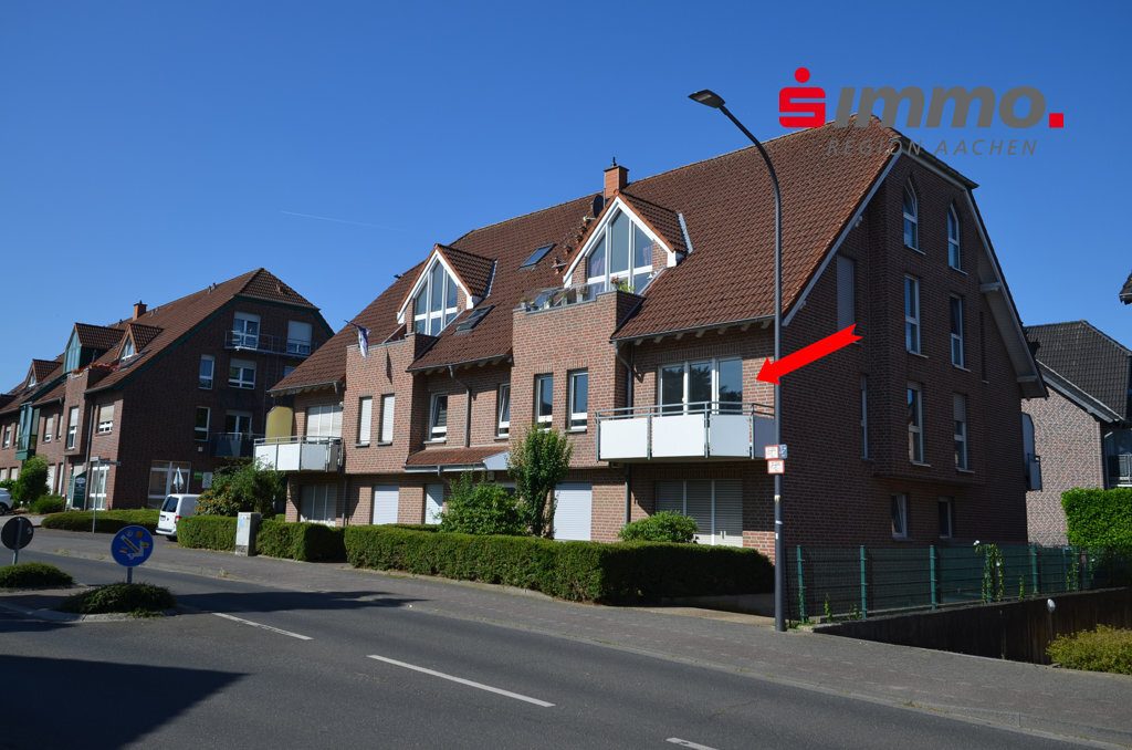 Immobilienangebot - Baesweiler / Oidtweiler - Wohnen - Bezugsfreie Eigentumswohnung mit großem Balkon und Tiefgaragenstellplatz