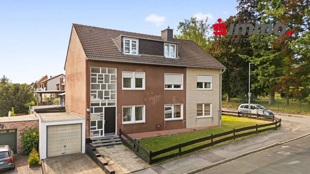 Immobilienangebot - Stolberg - Renditehäuser - Gepflegtes 3-Familienhaus in beliebter Wohnlage samt 2 Garagen - teilweise vermietet