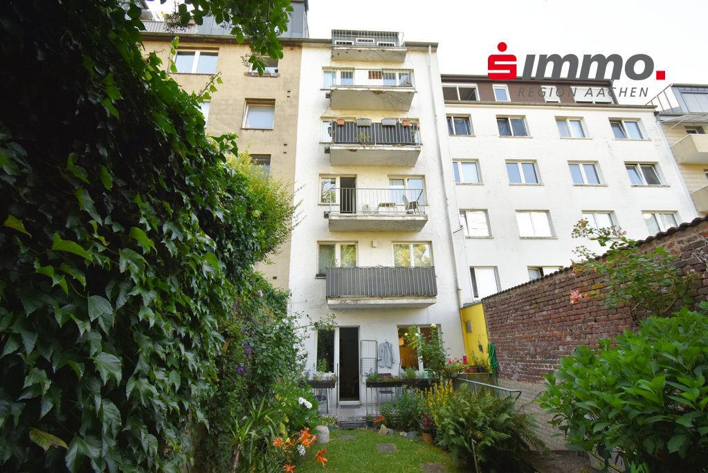 Immobilienangebot - Aachen - Renditehäuser - Innerstädtisches Apartmenthaus nähe Stadtpark mit  11 Wohnungen und einem idyllischen Garten