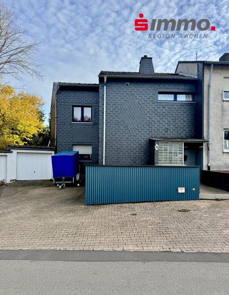 Immobilienangebot - Roetgen - Wohnen - Pflegeleichtes, kleines Reihenendhaus mit Garage am Vennbahnweg von Roetgen