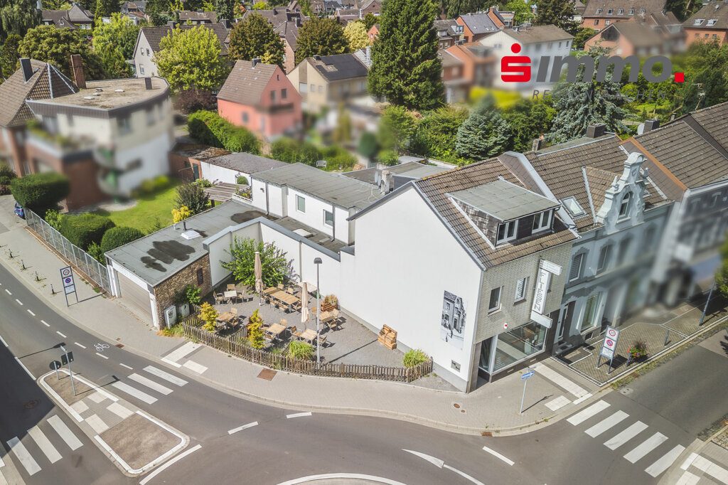 Immobilienangebot - Herzogenrath / Kohlscheid - Renditehäuser - Gepflegtes und modernisiertes Wohn- und Geschäftshaus mit großer Garage in Kohlscheid