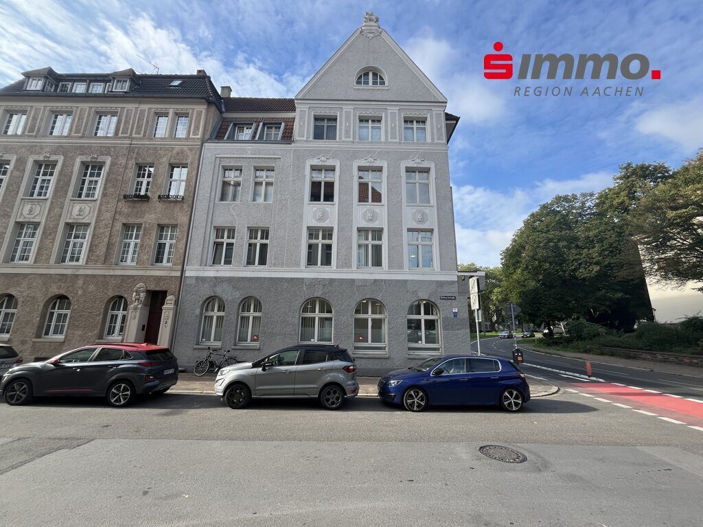 Immobilienangebot - Aachen - Wohnen - Bezugsfreie, renovierte 2-Zimmer-Wohnung in zentraler Lage eines denkmalgeschützten Wohnhauses