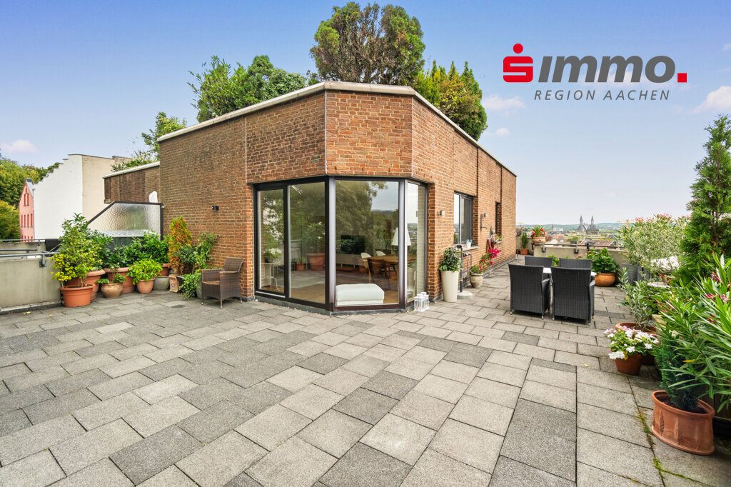 Immobilienangebot - Aachen - Wohnen - Über den Dächern von Aachen. Bezugsfreie, barrierefreie 3-Zimmerwohnung mit Stellplatz in AC-Mitte