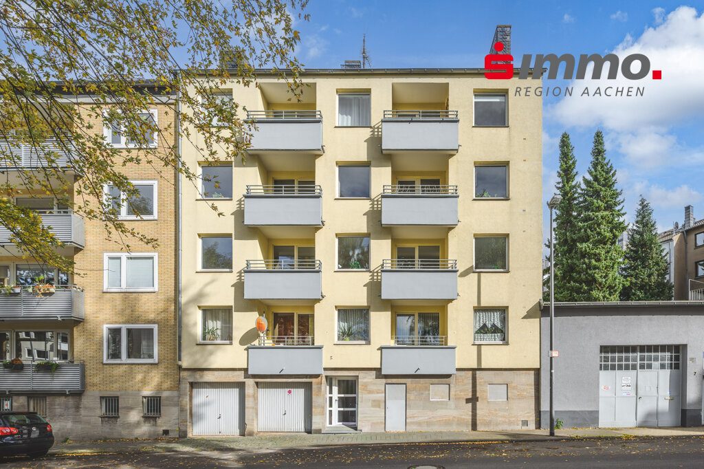 Immobilienangebot - Aachen - Wohnen - Frisch sanierte 5-Zimmerwohnung mit drei Balkonen in begehrter Wohnlage