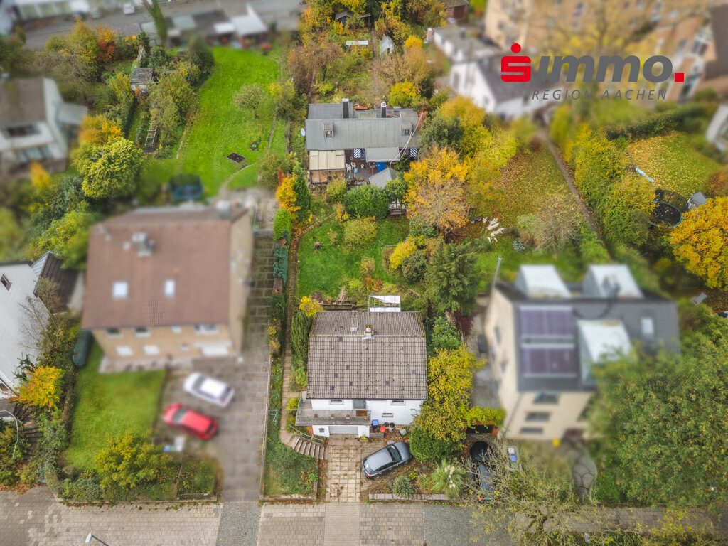 Immobilienangebot - Aachen / Burtscheid - Wohnen - 2 Abrissobjekte auf großem Grundstück in Top-Lage von Aachen-Burtscheid