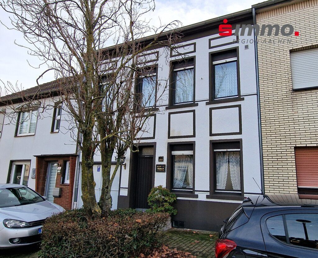 Immobilienangebot - Würselen - Wohnen - Modernisierungsbedürftiges Einfamilienhaus mit Garage und zus. Lagerräumen im Herzen von Würselen