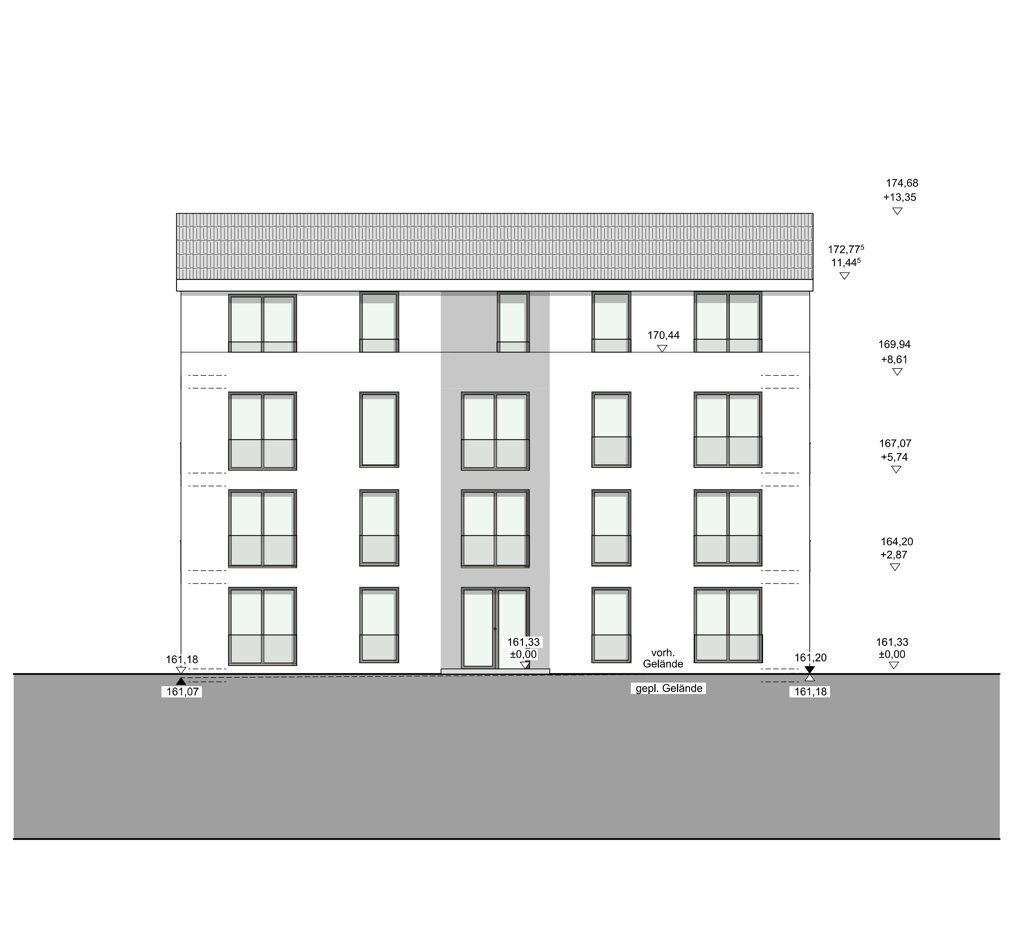 Immobilienangebot - Alsdorf - Renditehäuser - Neubauwohnhaus mit 11 Wohnungen und 15 Stellplätzen in ruhiger, beliebter Lage von Alsdorf-Annapark
