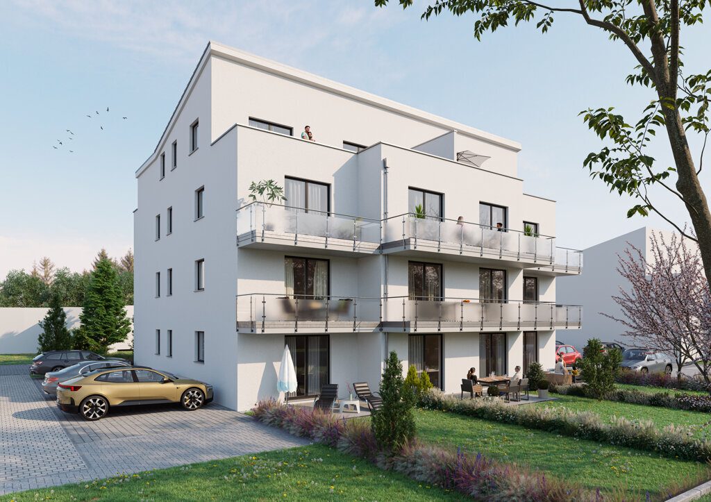 Immobilienangebot - Alsdorf - Renditehäuser - Neubauwohnhaus mit 11 Wohnungen und 15 Stellplätzen in ruhiger, beliebter Lage von Alsdorf-Annapark