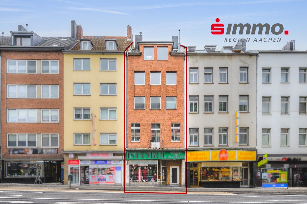 Immobilienangebot - Aachen - Renditehäuser - Wohn- und Geschäftshaus in guter Geschäftslage zwischen Justizzentrum und Aquis Plaza