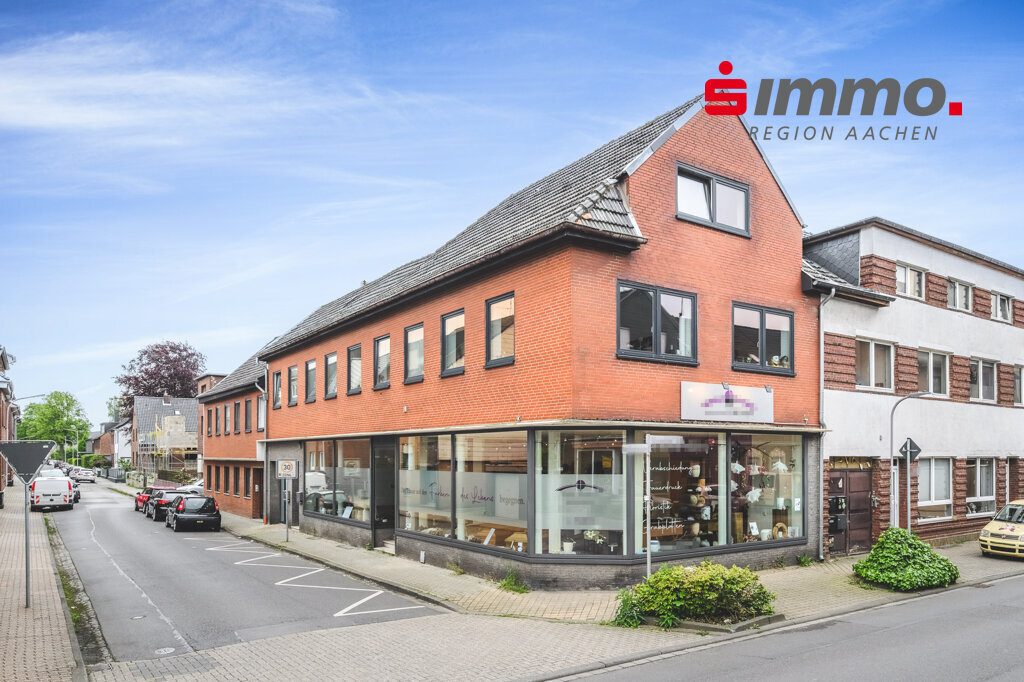 Immobilienangebot - Alsdorf - Renditehäuser - Renditestark! Wohn- u. Geschäftshaus mit großer Gewerbeeinheit, zwei Wohnungen und Potenzialflächen