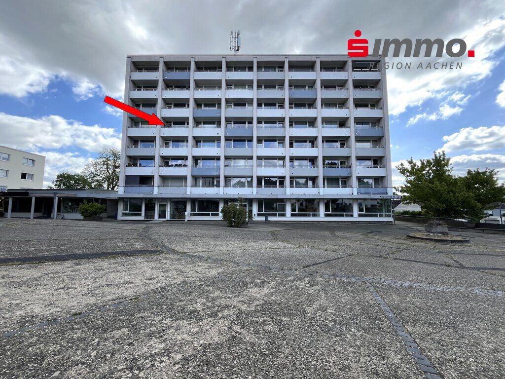 Immobilienangebot - Aachen - Wohnen - Geräumige 1-Zimmer-Eigentumswohnung mit Balkon und Aufzug in Aachen-Burtscheid nahe FH