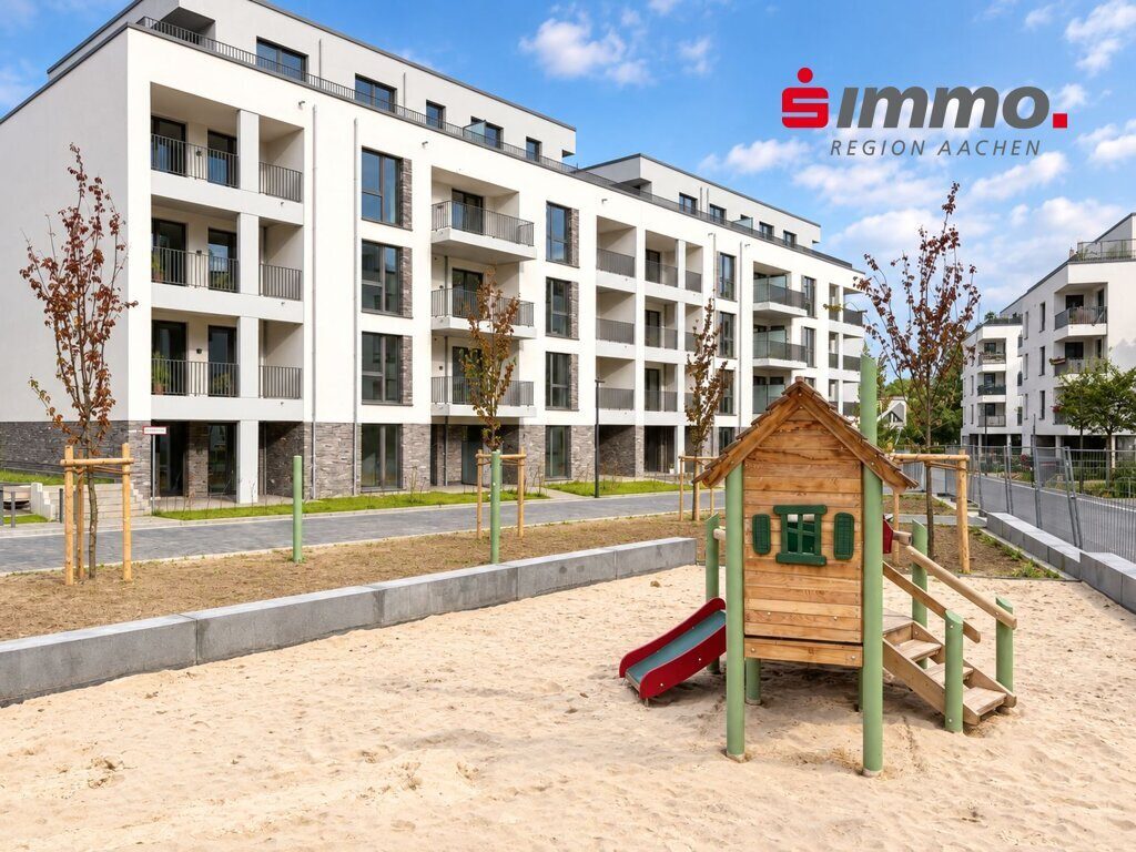 Immobilienangebot - Aachen - Wohnen - Neubau-3-Zimmerwohnung mit großem Balkon in ruhiger, beliebter Lage von Aachen-Stadt