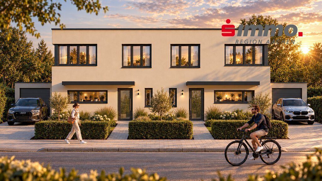 Immobilienangebot - Roetgen - Wohnen - Neubau-Doppelhaushälften: Ruhig & grün wohnen in zentraler Lage von Roetgen
