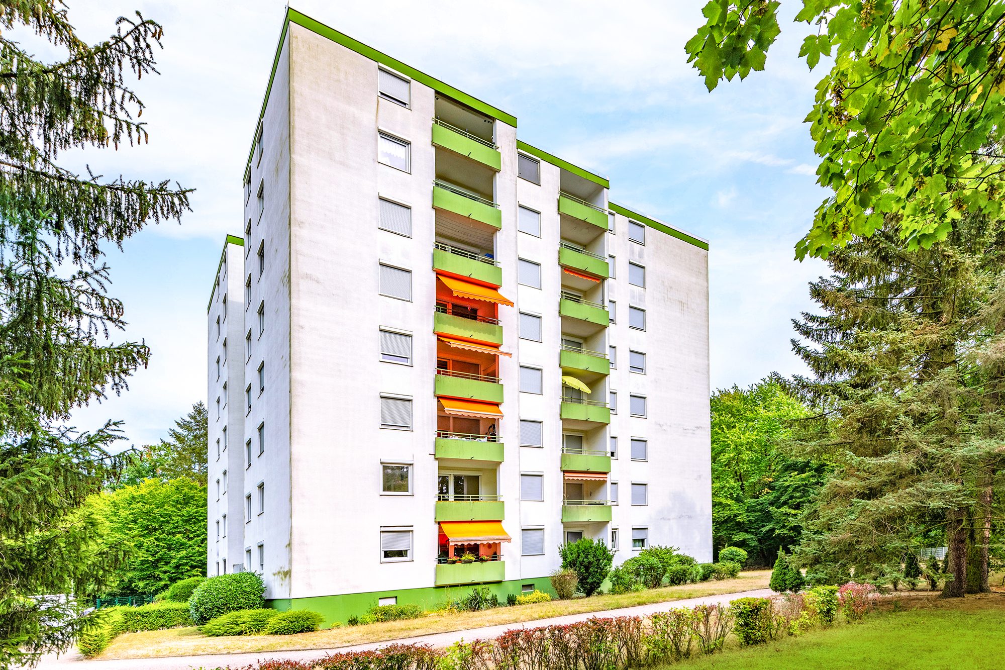 Immobilienangebot - Maintal / Dörnigheim - Alle - Maintal-Dörnigheim: Schöne 3-Zimmer-Wohnung mit Süd-West Balkon in ruhiger Waldrandlage