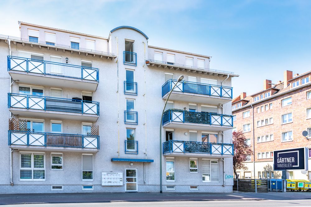 Immobilienangebot - Hanau - Alle - Hanau-Stadt: Schöne, gemütliche 2 Zimmer-Wohnung mit tollem Grundriss & Balkon in zentraler Lage