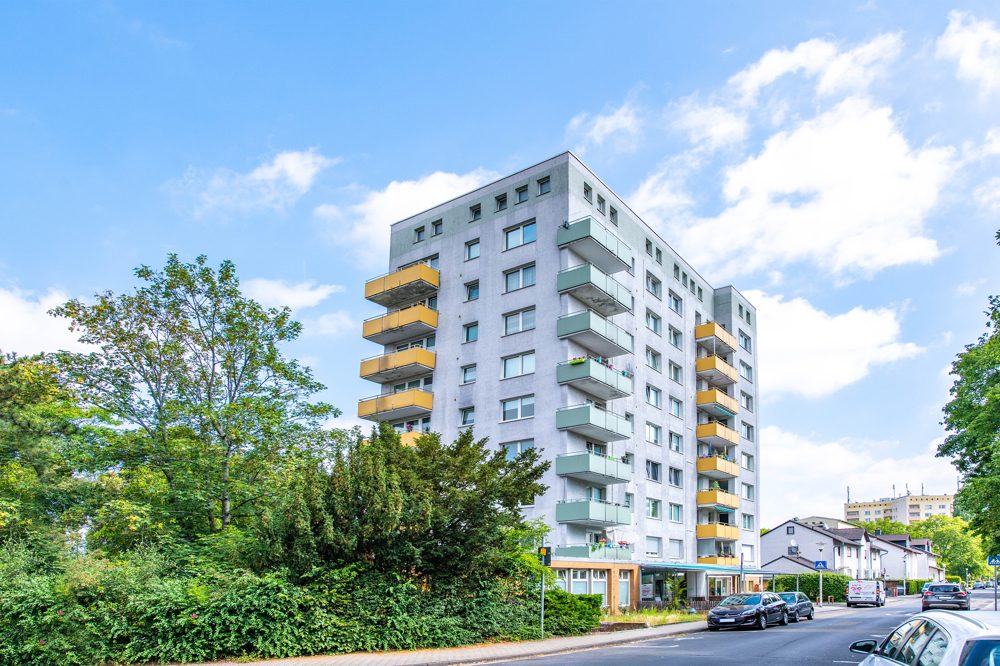 Immobilienangebot - Hanau - Alle - Hanau-Wolfgang: Vermietete, gepflegte 3 Zimmer-Wohnung mit Süd-West Balkon & tollem Grundriss