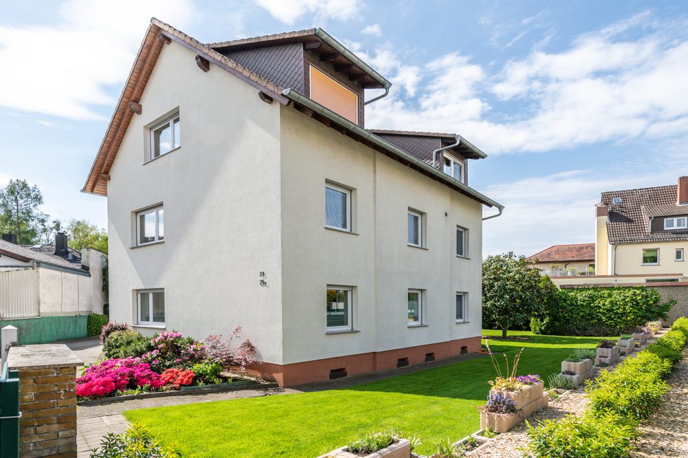 Immobilienangebot - Hanau - Alle - Hanau: Gut geschnittene 3 Zimmer-Erdgeschoss-Wohnung im ruhigen 3 Familienhaus an der Kinzig