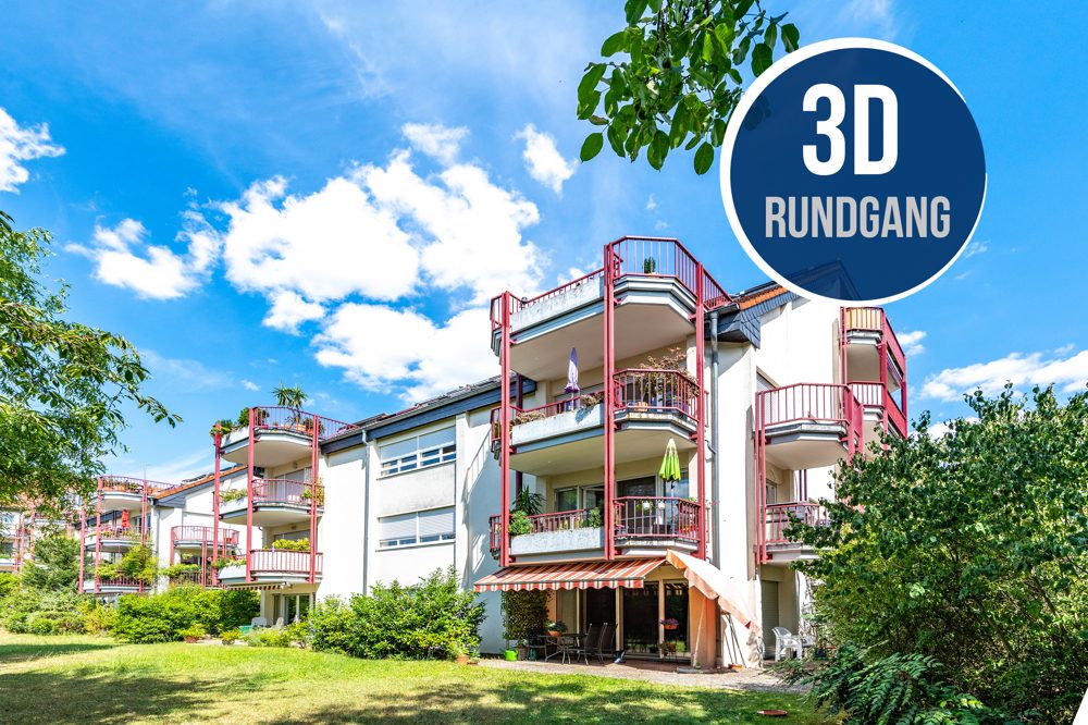 Immobilienangebot - Maintal / Dörnigheim - Alle - Maintal-Dörnigheim: Wunderschöne 3 Zimmer-Wohnung mit drei Balkonen in direkter & begehrter Mainlage