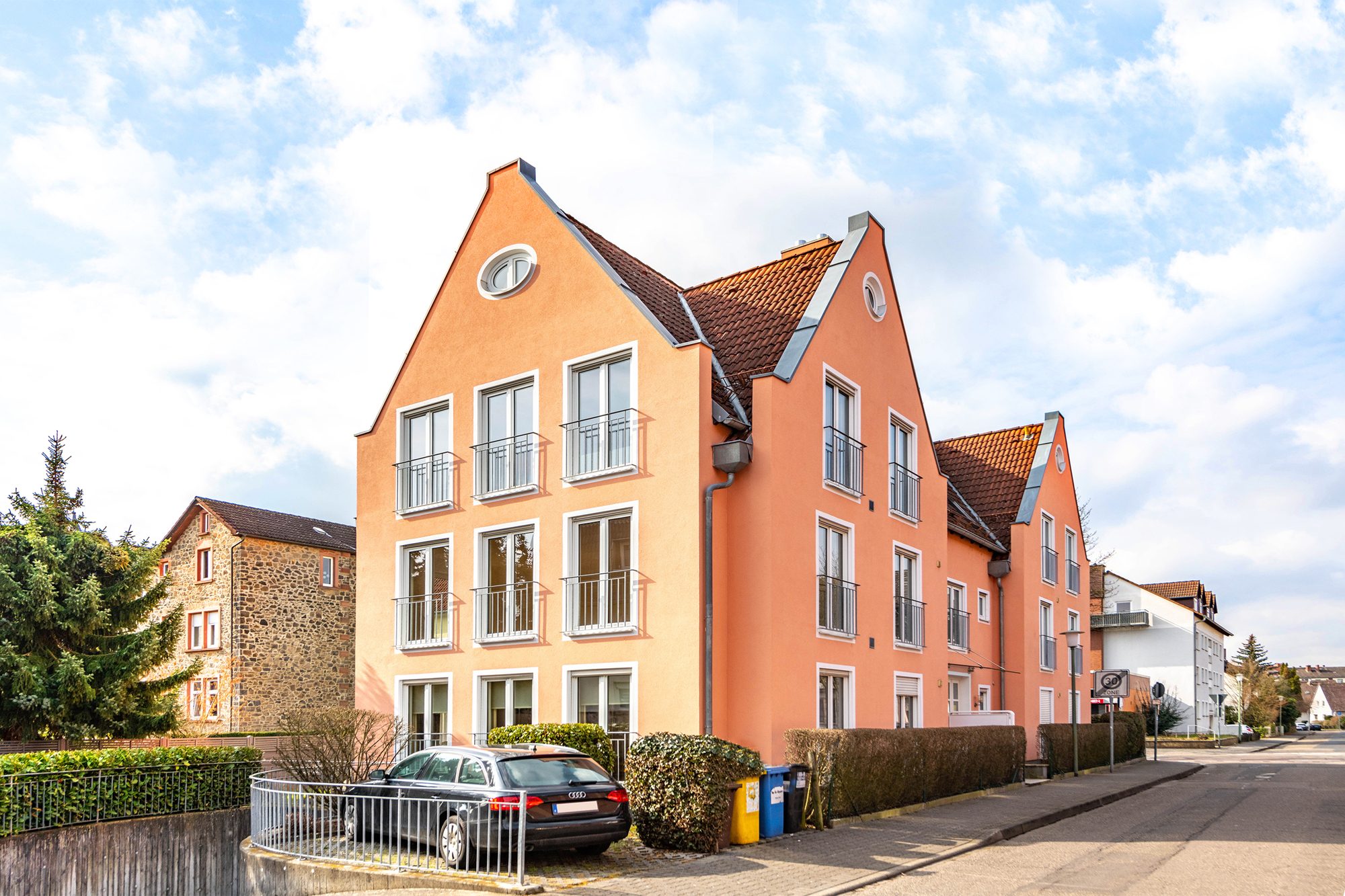 Immobilienangebot - Hanau - Alle - Hanau - Alt-Kesselstadt: Individuelle 3,5 Zimmer-Maisonette-Wohnung mit Süd-Balkon in begehrter Lage