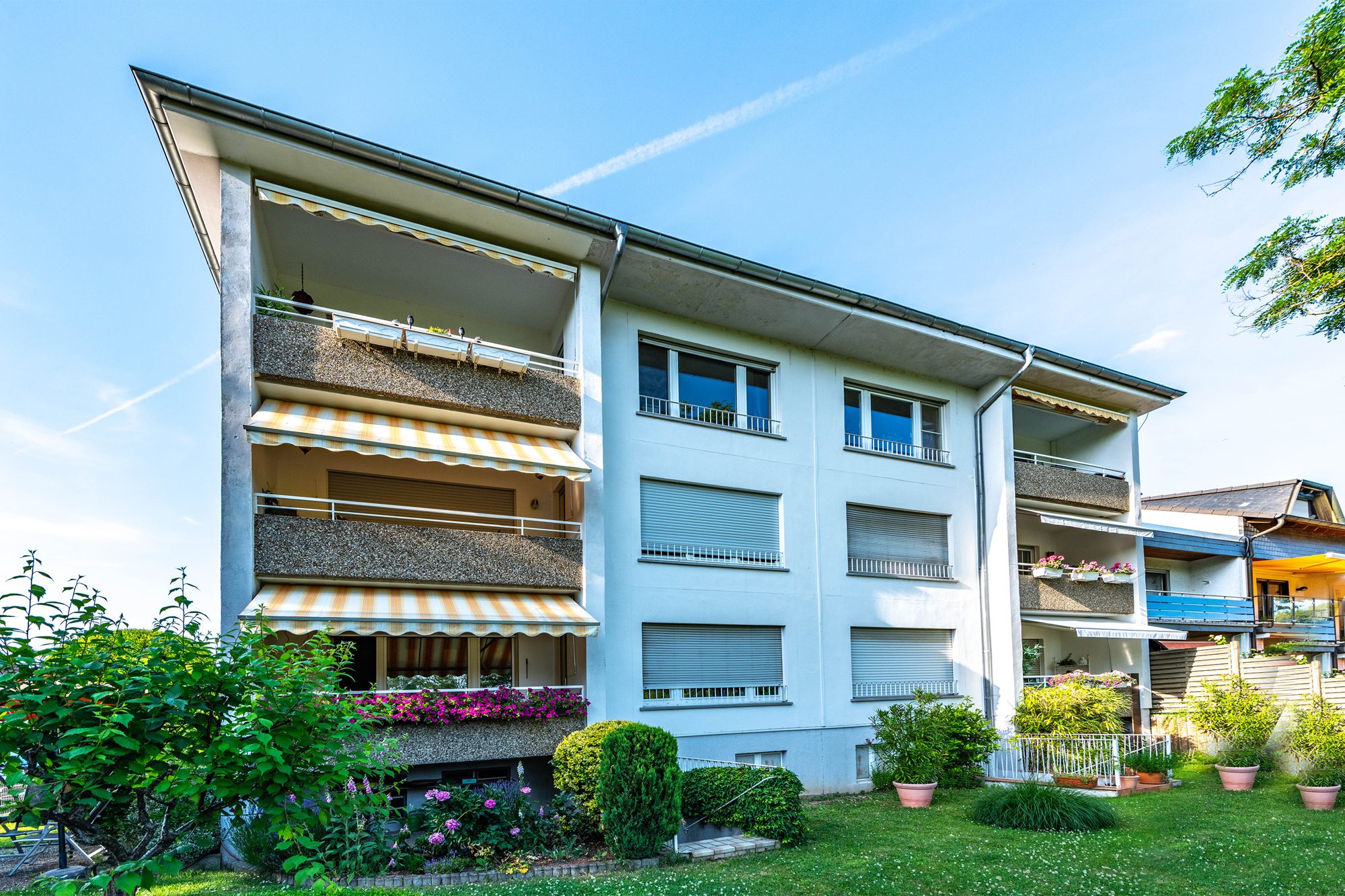 Immobilienangebot - Maintal / Dörnigheim - Alle - Maintal-Dörnigheim: Wunderschöne 3 Zimmer-Wohnung mit Süd-Balkon & Einbauküche in direkter Mainlage