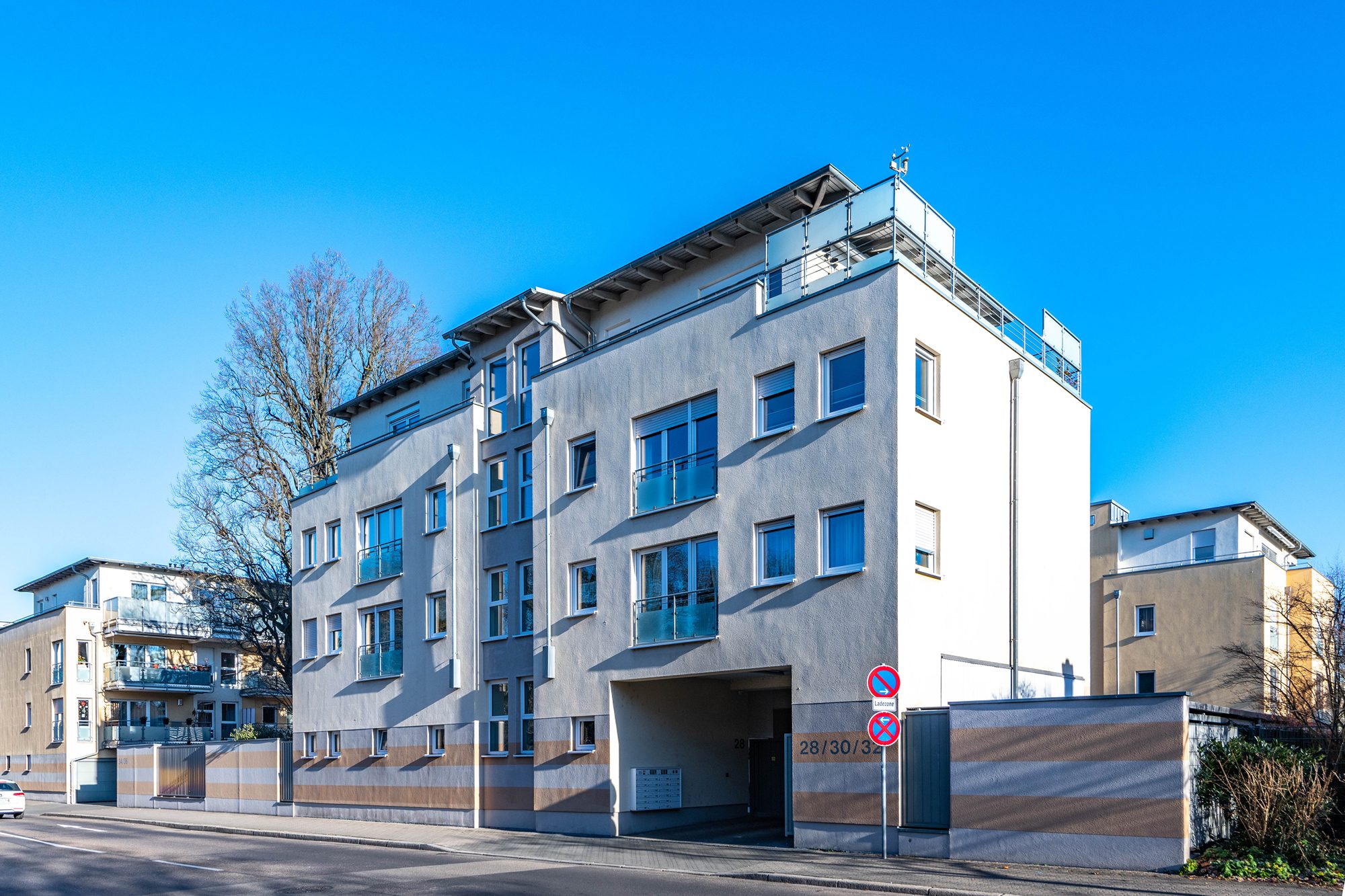 Außenansicht Immobilienangebot - Hanau - Alle - Hanau: Schöne, neuwertige 3 Zimmer-Wohnung mit Südwest-Balkon und Aufzug, in zentraler Wohnlage