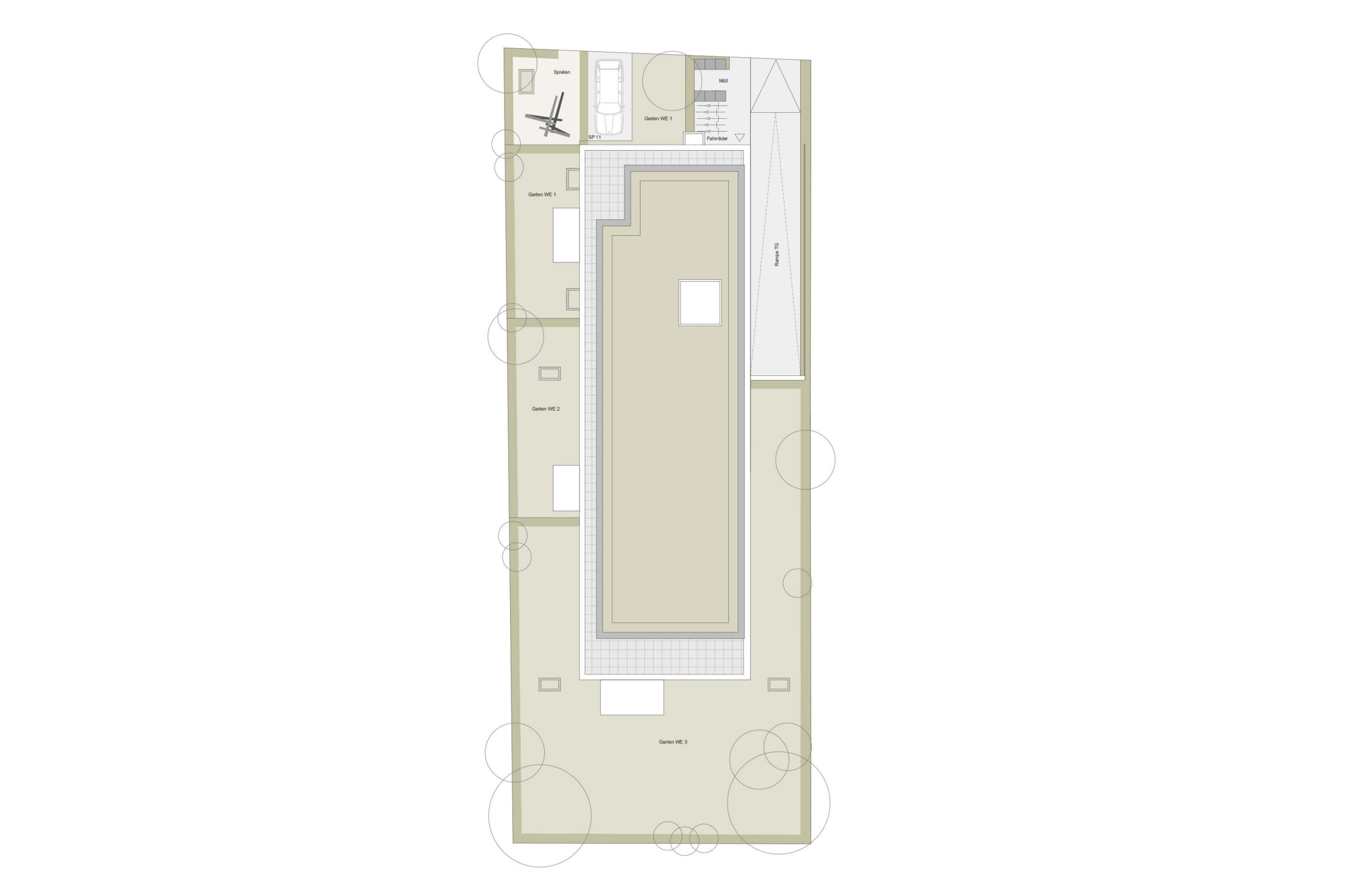 Neubauprojekt Jahn 3 - Grundriss Lageplan