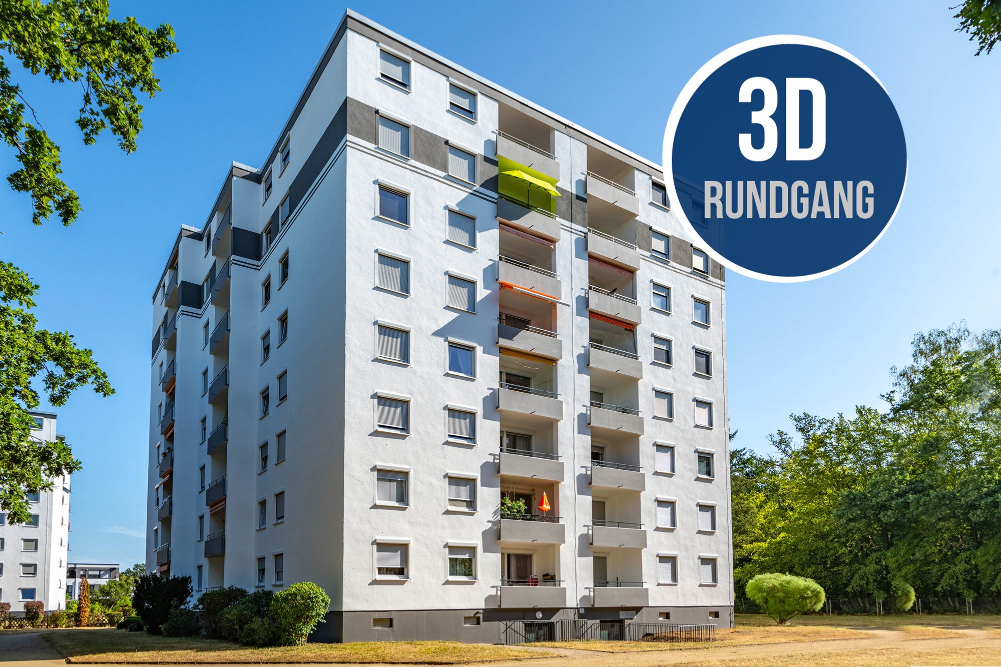 Immobilienangebot - Maintal / Dörnigheim - Alle - Maintal-Dörnigheim: Schöne 4-Zimmer-Wohnung mit Süd-Balkon in ruhiger Waldrandlage