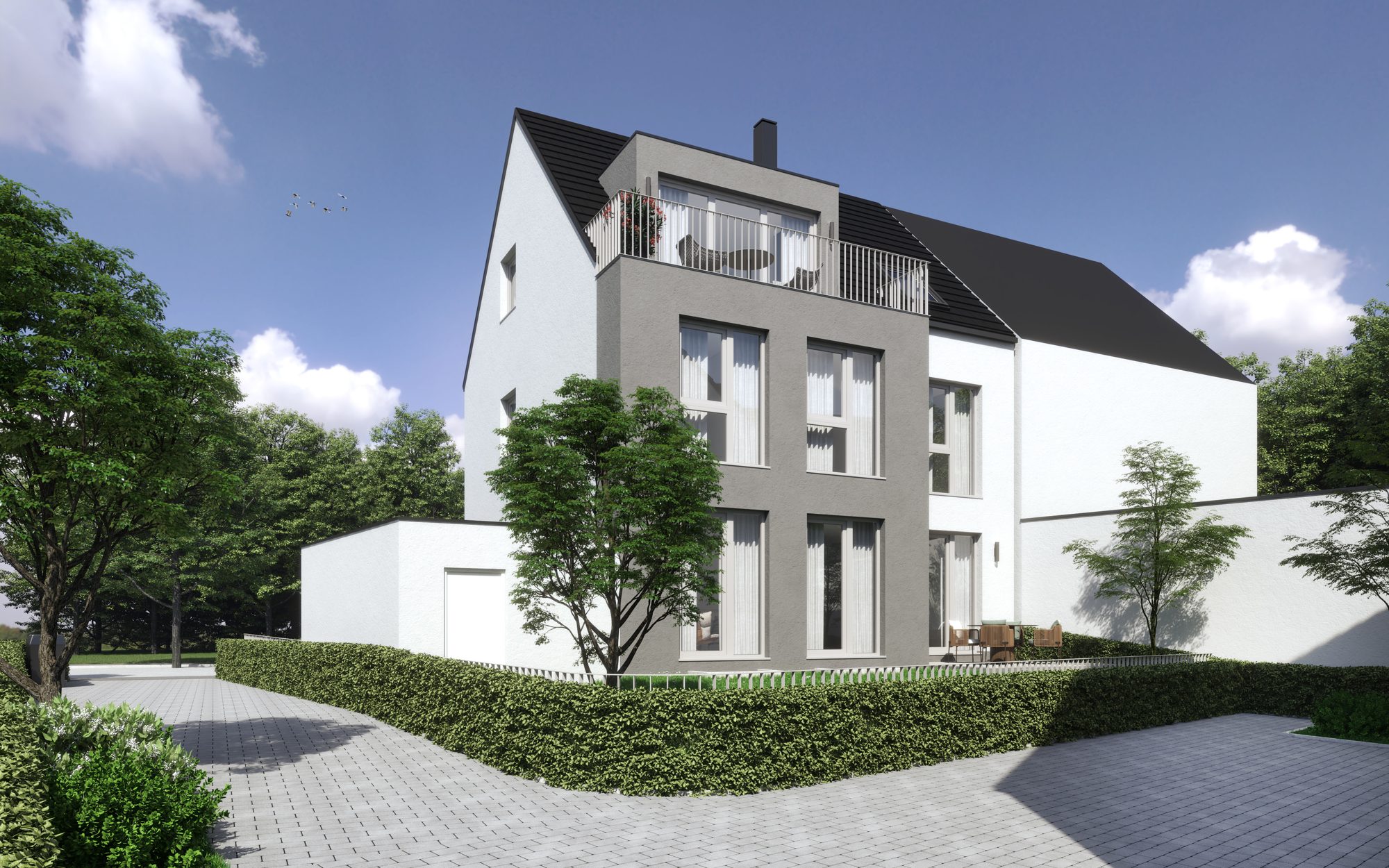 Immobilienangebot - Maintal - Alle - Maintal-Hochstadt: Projektiertes Baugrundstück mit Baugenehmigung in beliebter Wohnlage