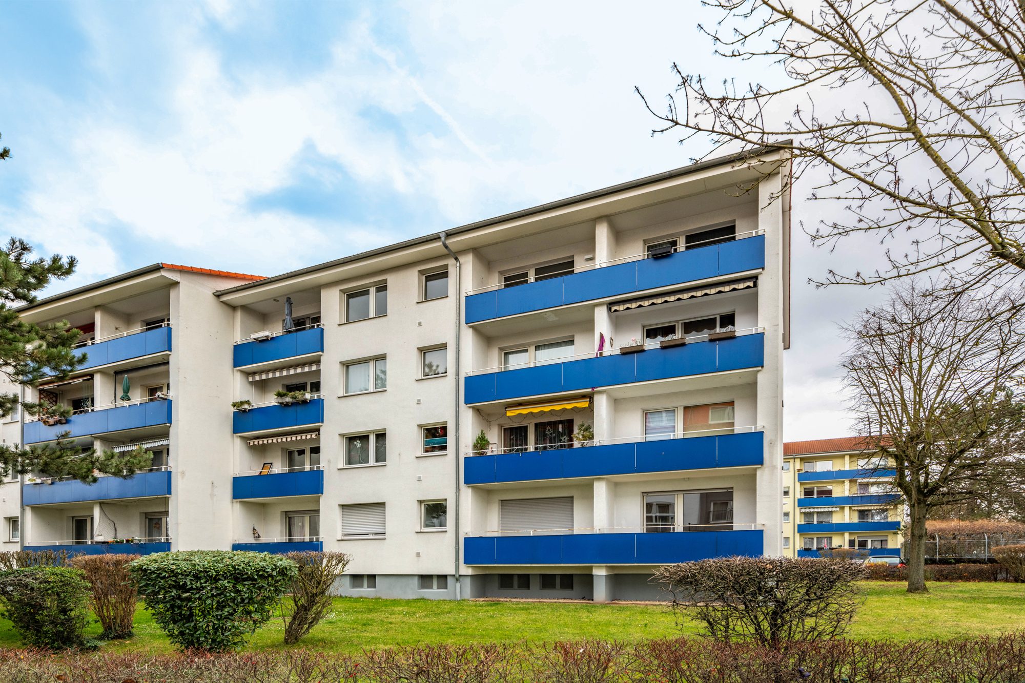 Immobilienangebot - Maintal - Alle - Maintal-Dörnigheim: Schöne, bezugsfertige 2-Zimmer-Wohnung mit Einbauküche & West-Balkon