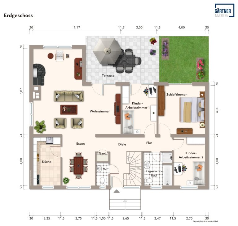 Immobilienangebot - Frankfurt - Alle - Frankfurt-Eschersheim:  Einfamilienhaus Bungalow mit 8 Garagen und traumhaftem XXL-Gartengrundstück