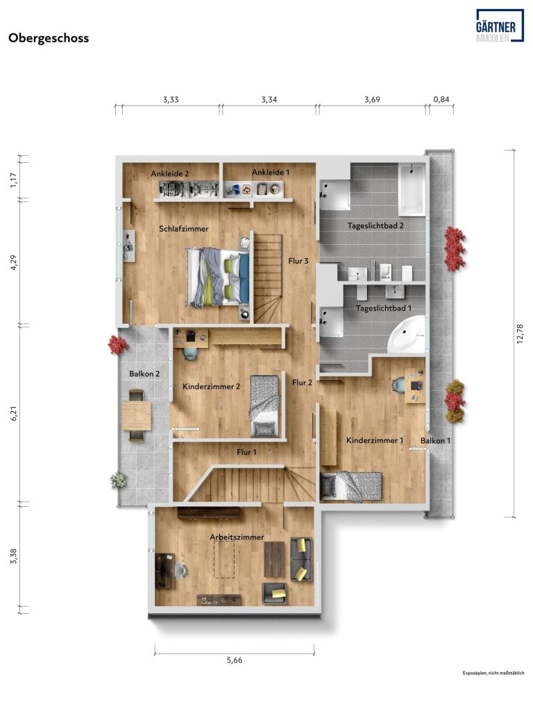 Immobilienangebot - Hanau / Hohe Tanne - Alle - Hanau / Hohe Tanne: Repräsentatives Einfamilienhaus mit großzügigem Grundriss in bester Wohnlage