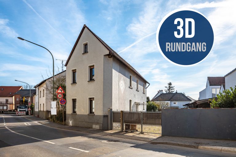 Immobilienangebot - Hanau / Mittelbuchen - Alle - Hanau-Mittelbuchen: Sanierungsbedürftiges Einfamilienhaus mit tollem Garten in zentraler Lage