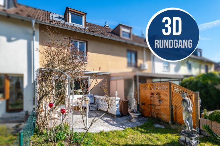 Immobilienangebot - Hanau - Alle - Hanau-Rosenau: Gemütliches Reihenmittelhaus mit südlicher Ausrichtung in ruhiger und begehrter Lage