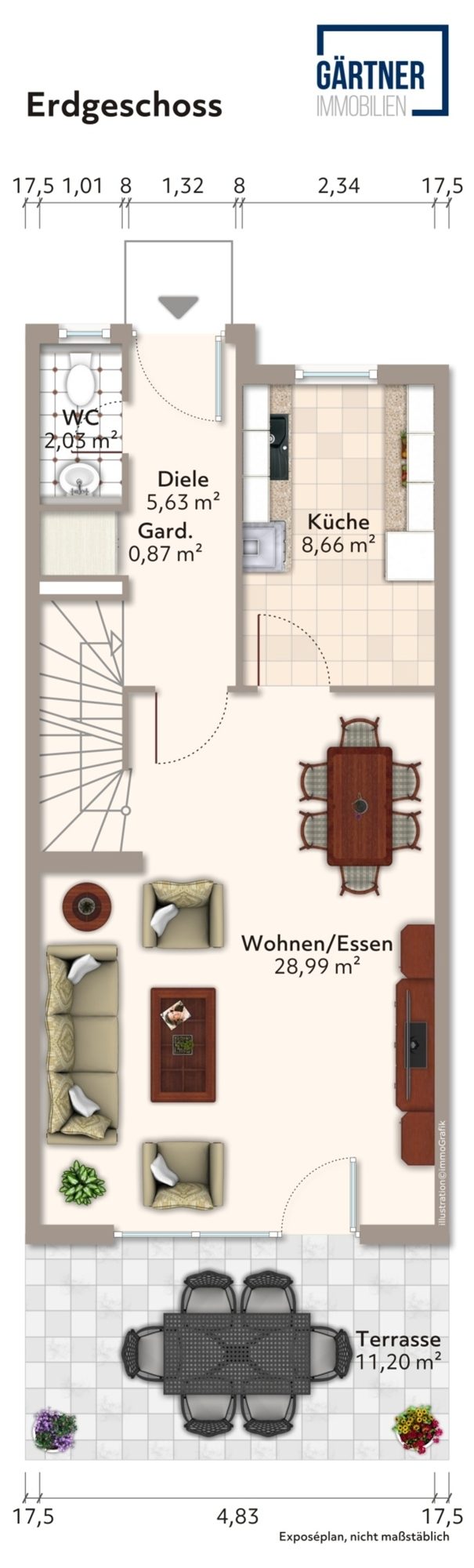 Immobilienangebot - Hanau - Alle - Hanau-Rosenau: Wunderschönes, top gepflegtes Reihenhaus in ruhiger und begehrter Wohnlage
