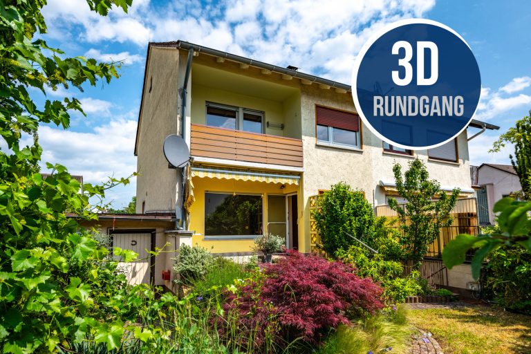 Immobilienangebot - Maintal / Dörnigheim - Alle - Maintal-Dörnigheim: Sanierungsbedürftige Doppelhaushälfte mit südlicher Ausrichtung in ruhiger Lage